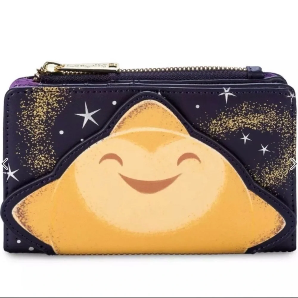 EXCLUSIVE Disney Parks LoungeFly Star ⭐️ Glow In The Dark Wallet